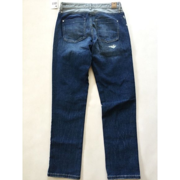 Guess Women’s Relaxed  Boy Fit Jeans Destroy Patched Details Size 27 - Picture 8 of 12